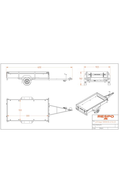 Priekaba RESPO  750M301L150-42 PLH