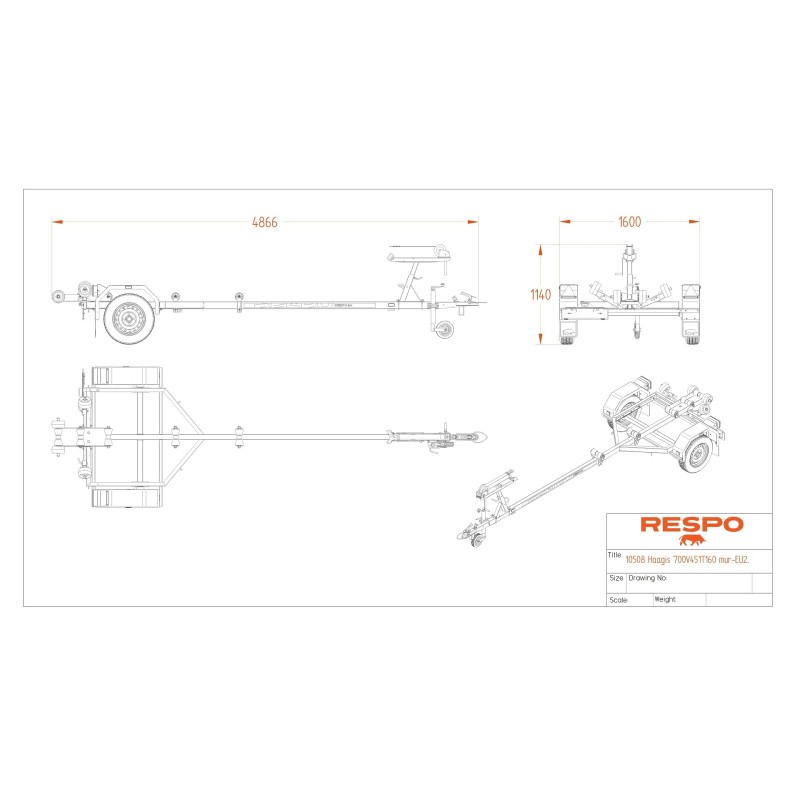 Priekaba RESPO 700V451T160