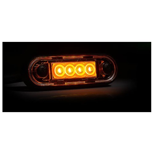 Žibintas LED FT-073 12/24V geltonas