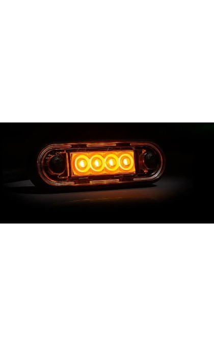 Žibintas LED FT-073 12/24V geltonas