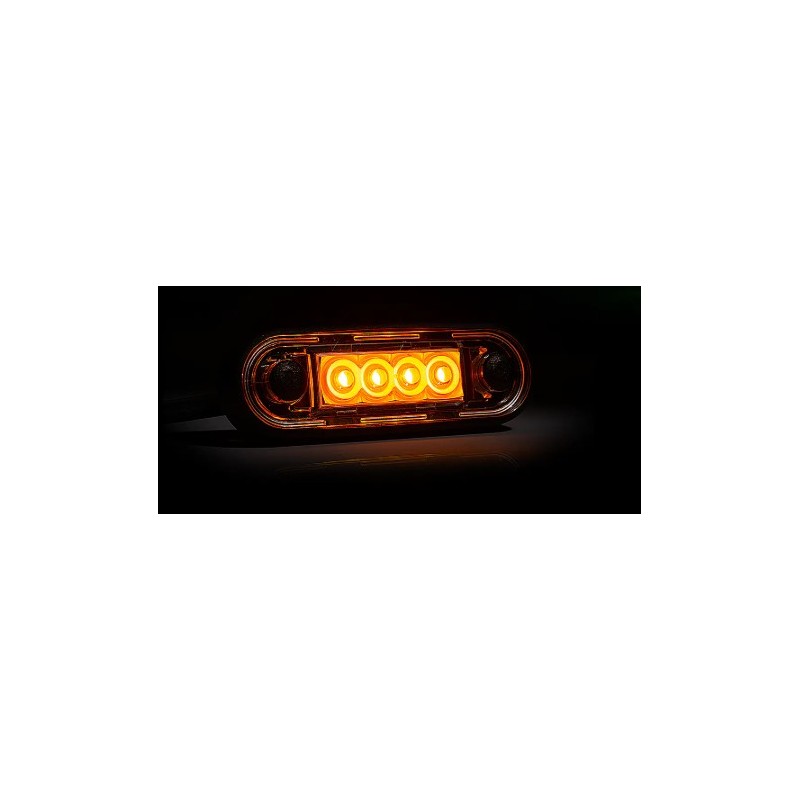 Žibintas LED FT-073 12/24V geltonas