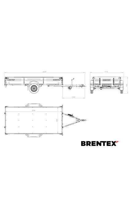 Priekaba Brentex BREN-3315N