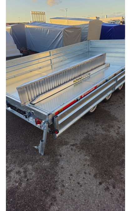 Aliuminės rampos 65x25NB 2050 - 2600kg G užkabinimas