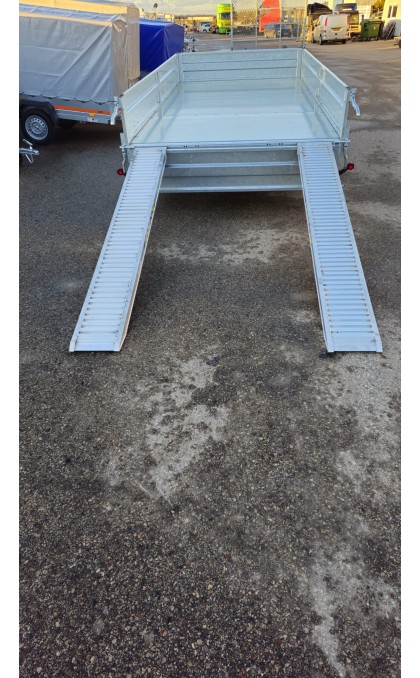 Aliuminės rampos 65x25NB 2050 - 2600kg G užkabinimas