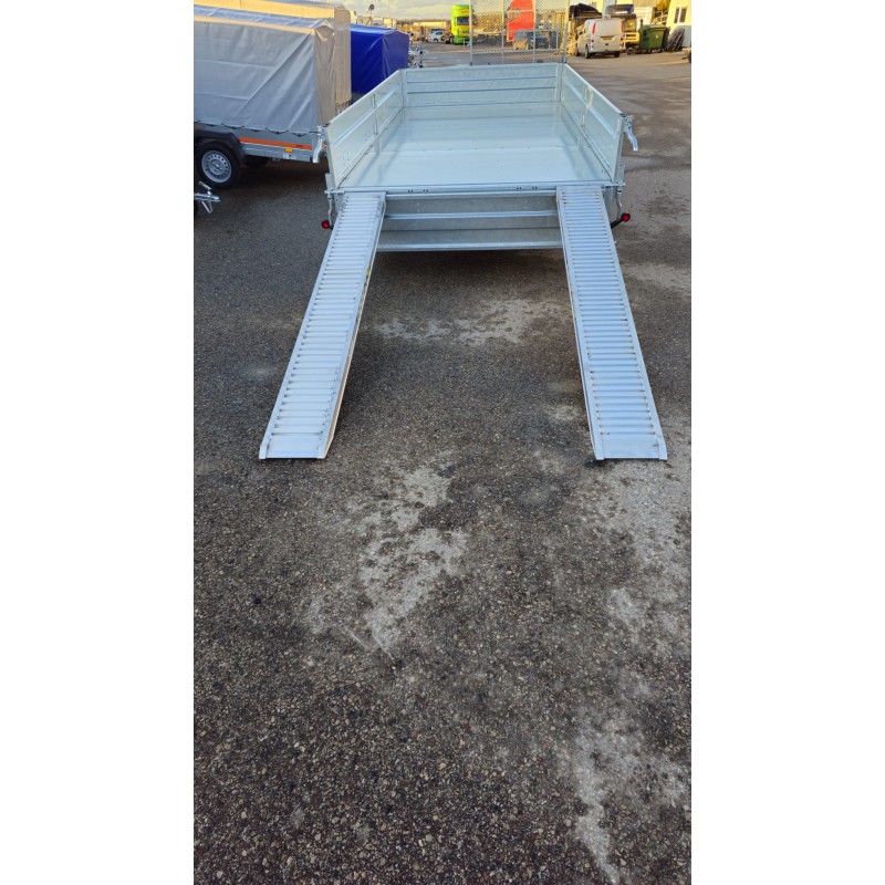 Aliuminės rampos 65x25NB 2050 - 2600kg G užkabinimas