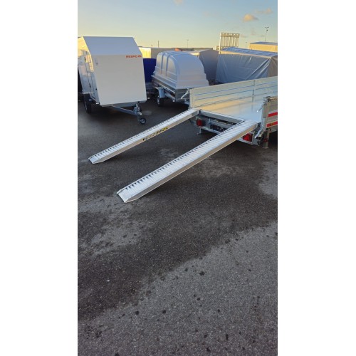 Aliuminės rampos 65x20NBG 3000-3200kg G Užkabinimas