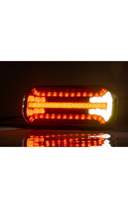 Žibintas LED FT-230 PM LED DI. su nr. priešr. 12/24BP kairė (su laidu)