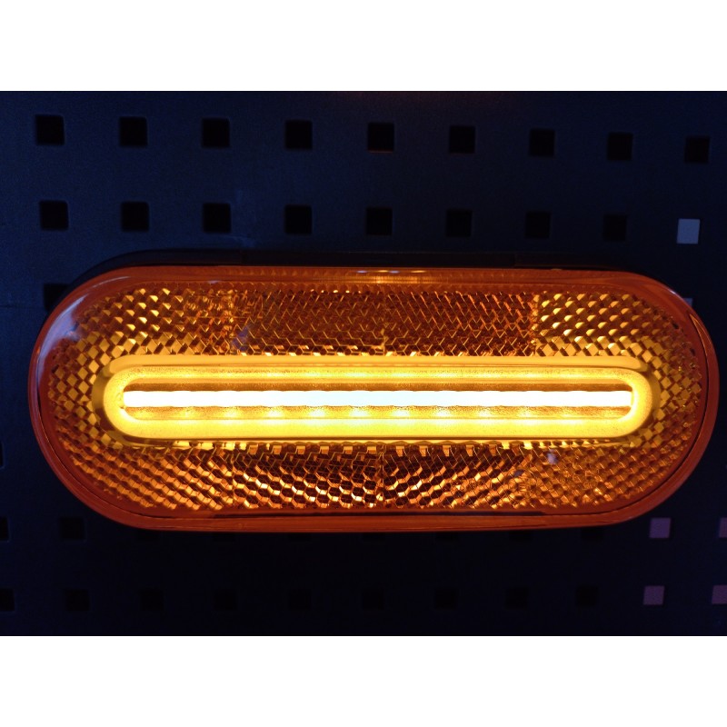 Žibintas LED FT-070 geltonas 12/36v