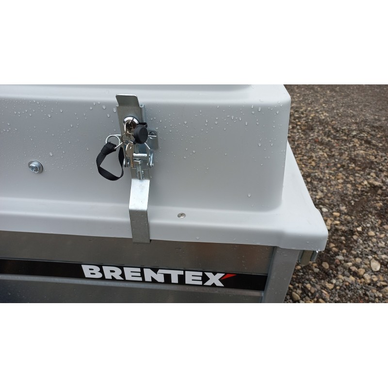 Priekaba BRENTEX BREN-3015H su plastikiniu dangčiu