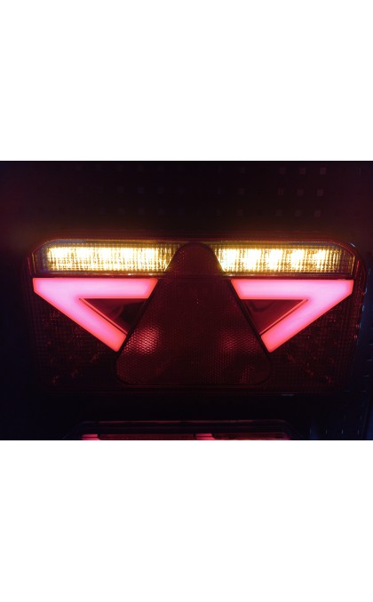 Žibintas LED L1912 su trikampiu dešinė
