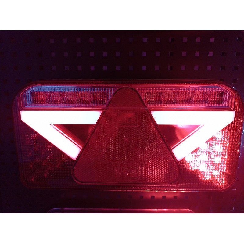Žibintas LED L1912 su trikampiu dešinė