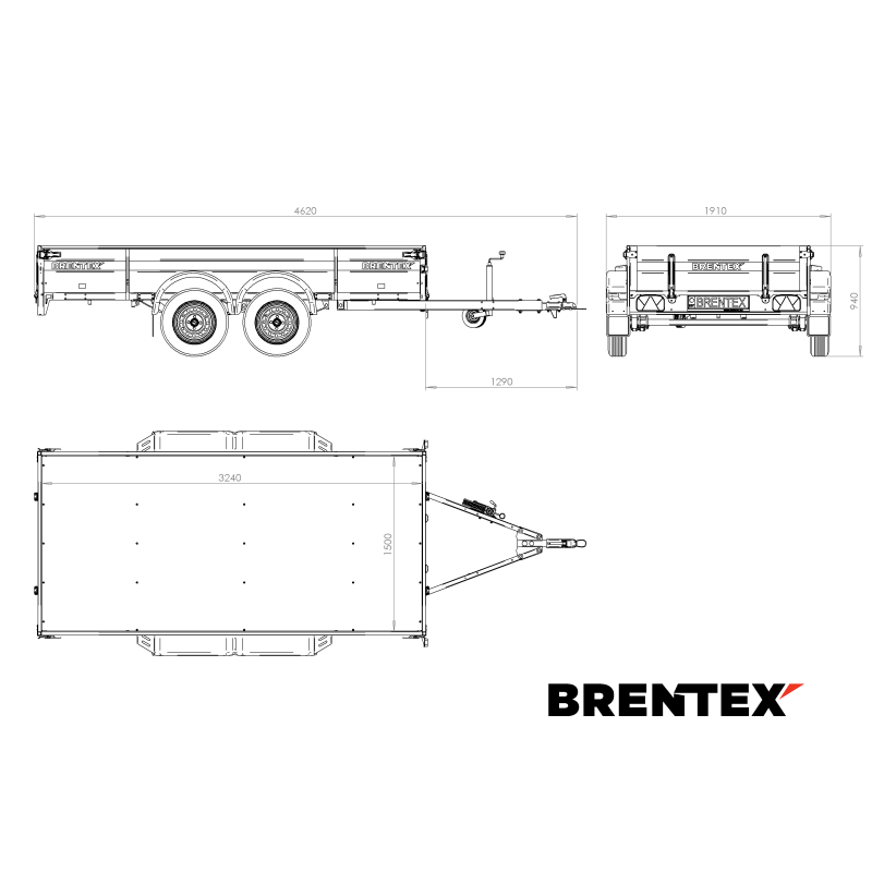 Priekaba BRENTEX BREN-3315-2