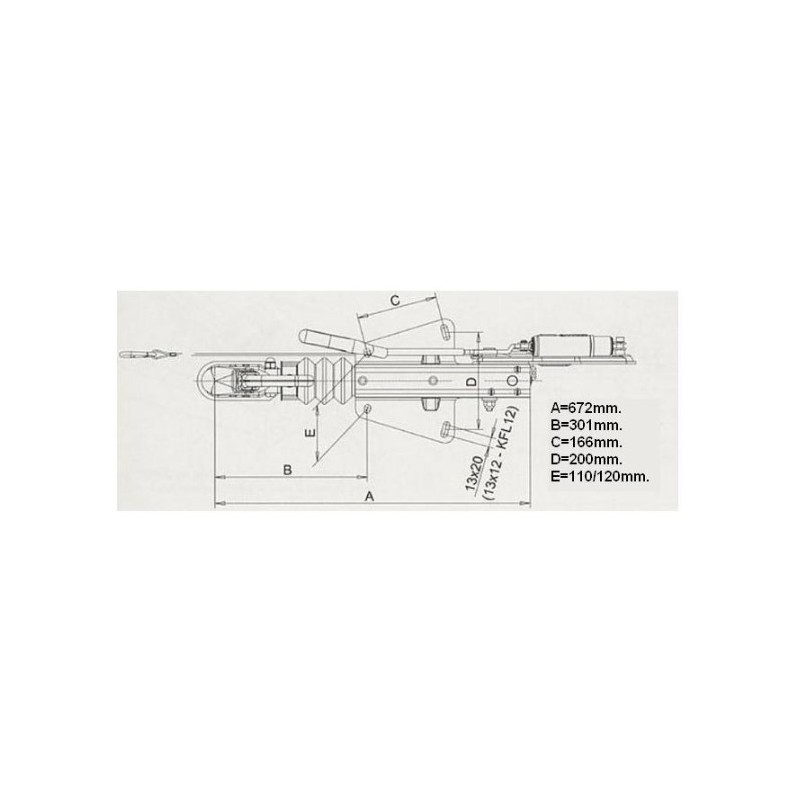 Inercinio stabdžio mechanizmas KNOTT 2700kg