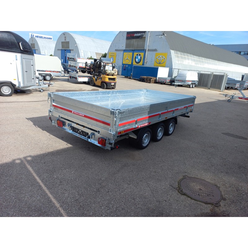 Priekaba TEMARED Tipper 4020/3 3500kg (virinti bortai)