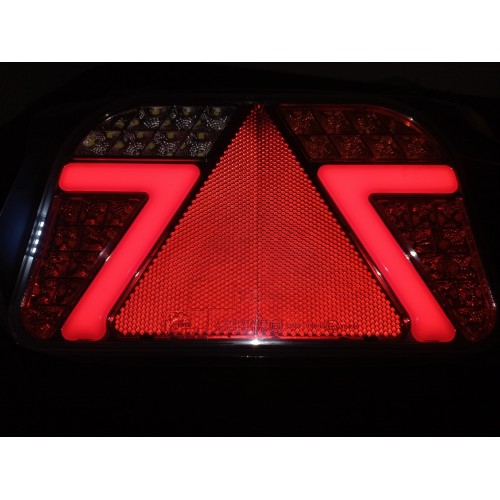 Žibintas LED L1877 su trikampiu dešinė