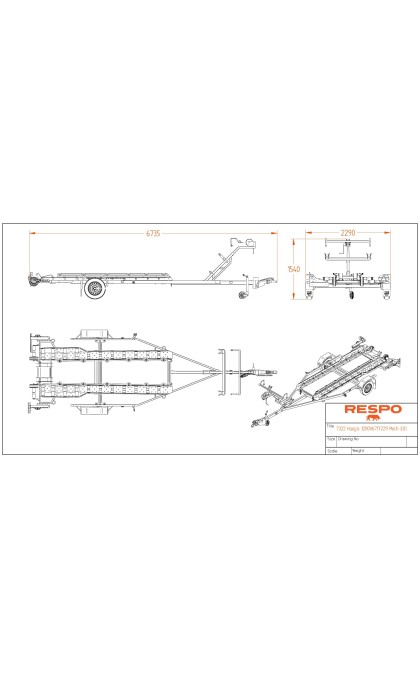 Priekaba laivui RESPO 1350V671T229