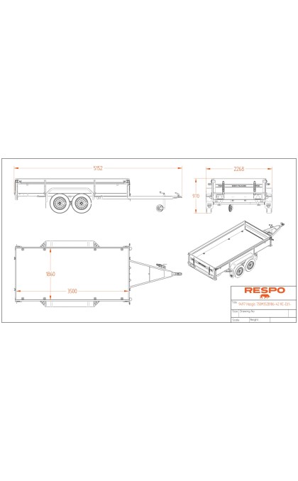 Priekaba RESPO 750M352B186