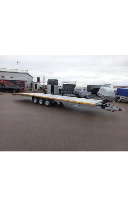 Priekaba Besttrailers INDIANA 8,5x2,1m 3500kg R14C. Dengtas