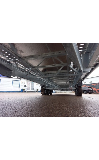 Priekaba Besttrailers INDIANA 8,5x2,1m 3500kg R13C. Dengtas