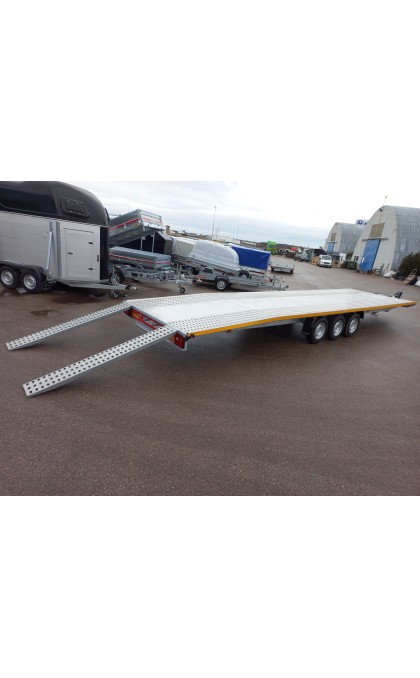 Priekaba Besttrailers INDIANA 9x2,1m 3500kg R14C. Dengtas