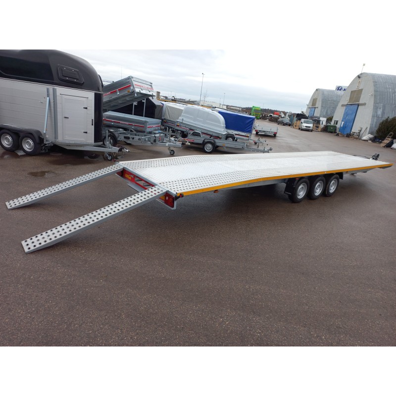 Priekaba Besttrailers INDIANA 9x2,1m 3500kg R14C. Dengtas