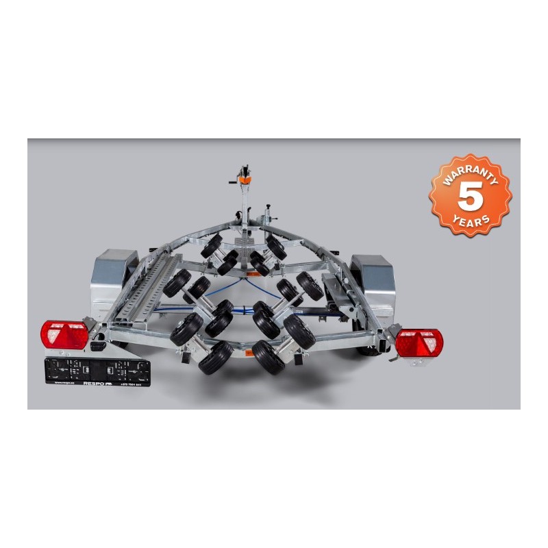 Valtinė priekaba RESPO 1350V651L209 Multiroller