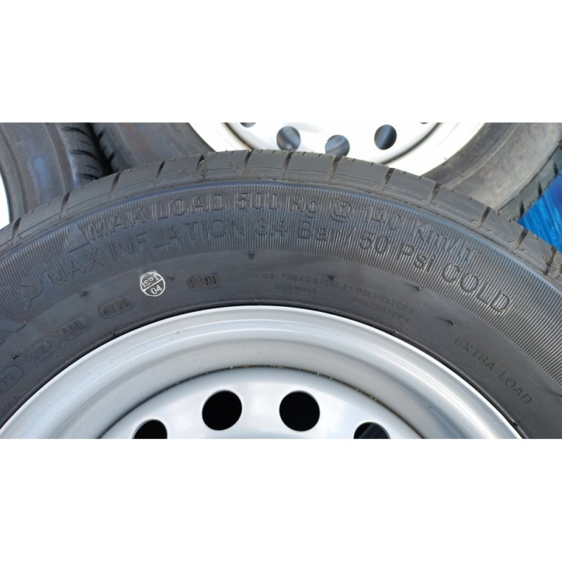 Priekabos atsarginis ratas R13 165/70 4x100