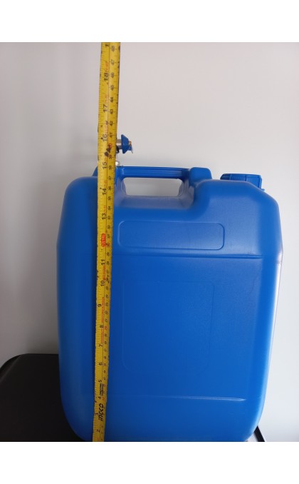 Kanistras plastikinis 20L su kraneliu ( mėlynas )