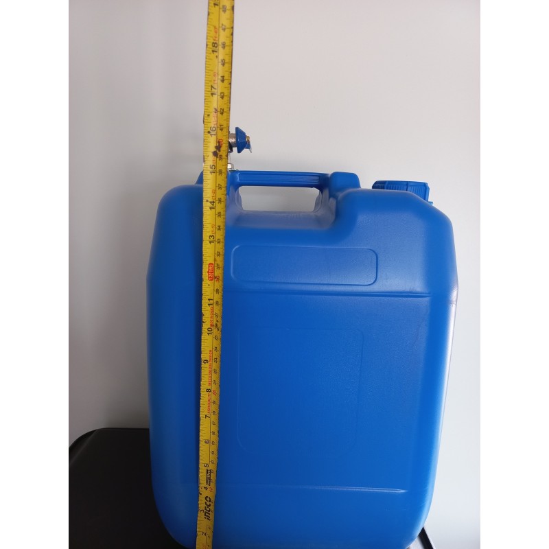 Kanistras plastikinis 20L su kraneliu ( mėlynas )