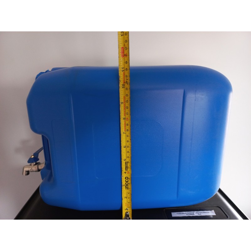 Kanistras plastikinis 20L su kraneliu ( mėlynas )