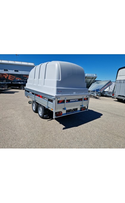 Priekaba BRENTEX BREN-3015FB-2L-750 su plastikiniu dangčiu