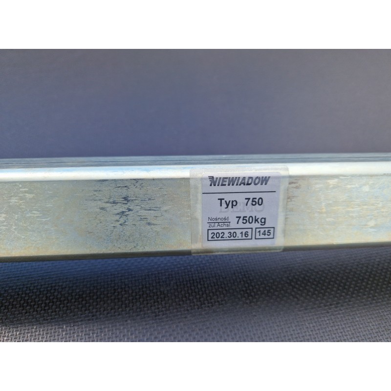 Priekabos NIEWIADOW BG7527YU - BEG7523YU ašis (linginė)