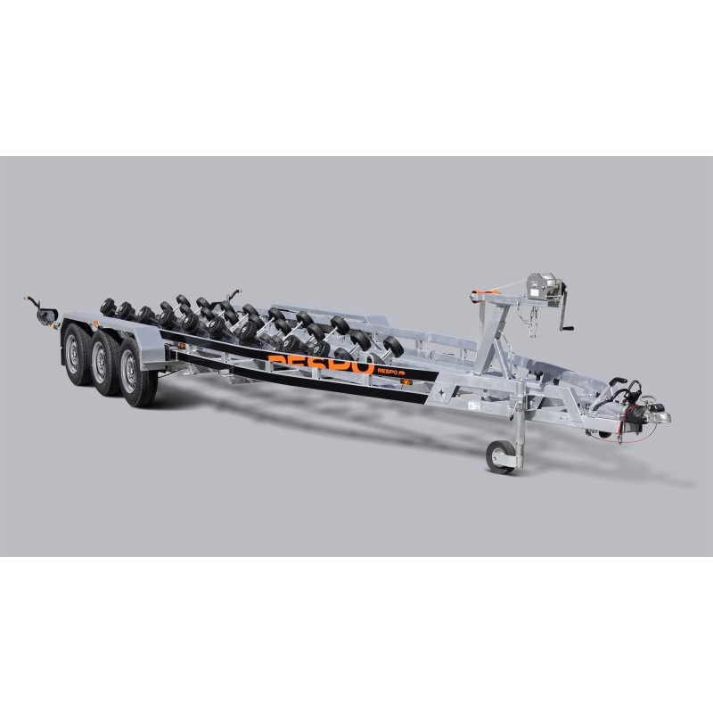 Priekaba laivui RESPO 3500V912 Multiroller Triple Axle