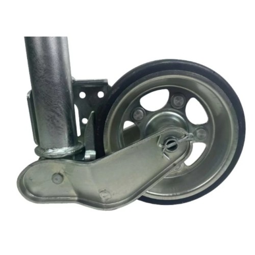 Ratukas atraminis 230x80 mm, ilgis 560 mm, 500 kg, su montavimo plokšte