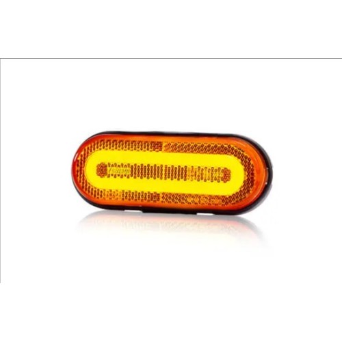 Žibintas LED FT-072 su laikikliu 12/36V geltonas