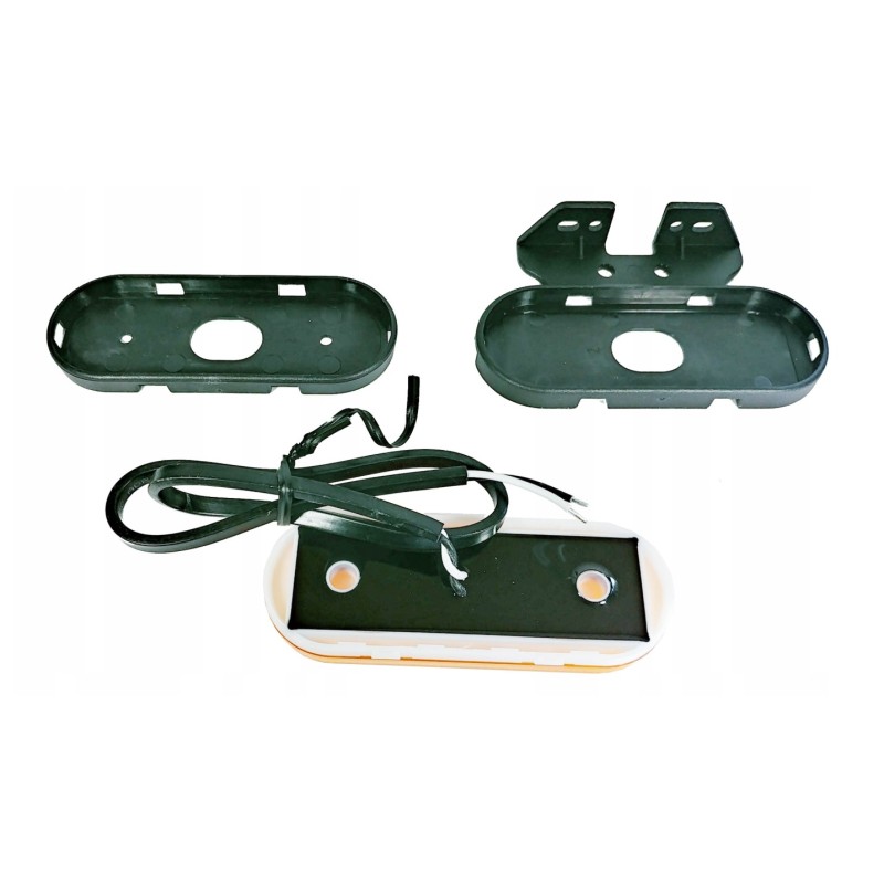 Žibintas LED FT-072 su laikikliu 12/36V geltonas