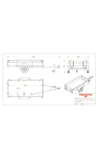 Priekaba RESPO 271L125-42 PLH
