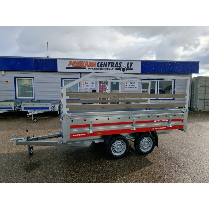 Tentas priekabai TEMARED Transporter 3015/2 h-80cm