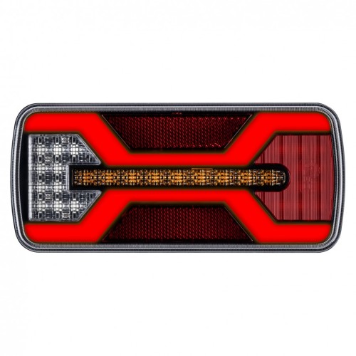 Žibintas LED 12/24v L2431 X-Spider 5pin dešinė