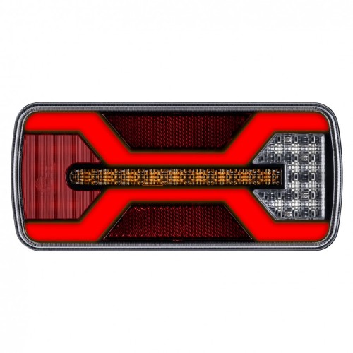 Žibintas LED 12/24v L2430 X-Spider 5pin kairė