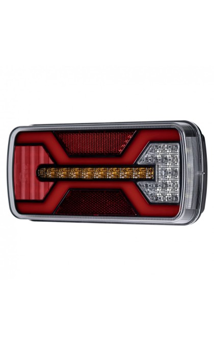 Žibintas LED 12/24v L2430 X-Spider 5pin kairė