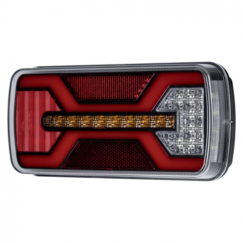 Žibintas LED 12/24v L2430 X-Spider 5pin kairė