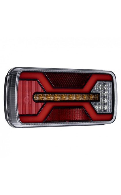 Žibintas LED 12/24v L2430 X-Spider 5pin kairė