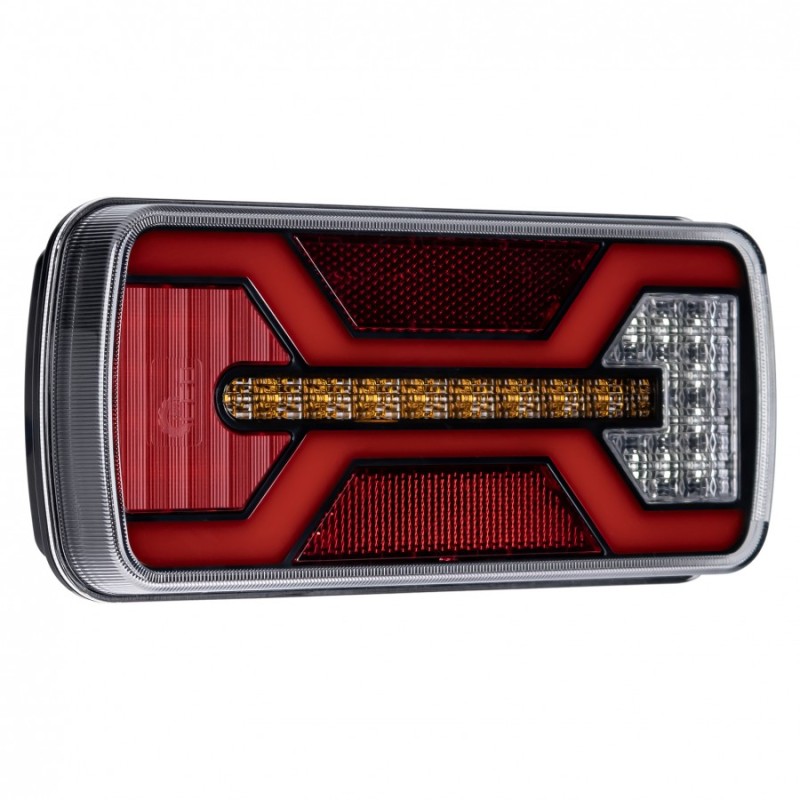 Žibintas LED 12/24v L2430 X-Spider 5pin kairė